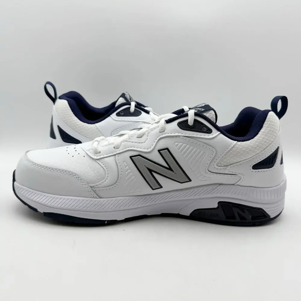 New Balance Mens 857v3 Athletic Shoes Size 7.5 XW 4E White Navy Blue NIB